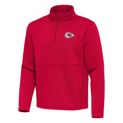 NFL Kansas City Chiefs Antigua Twist Quarter-Zip Pullover Jacket