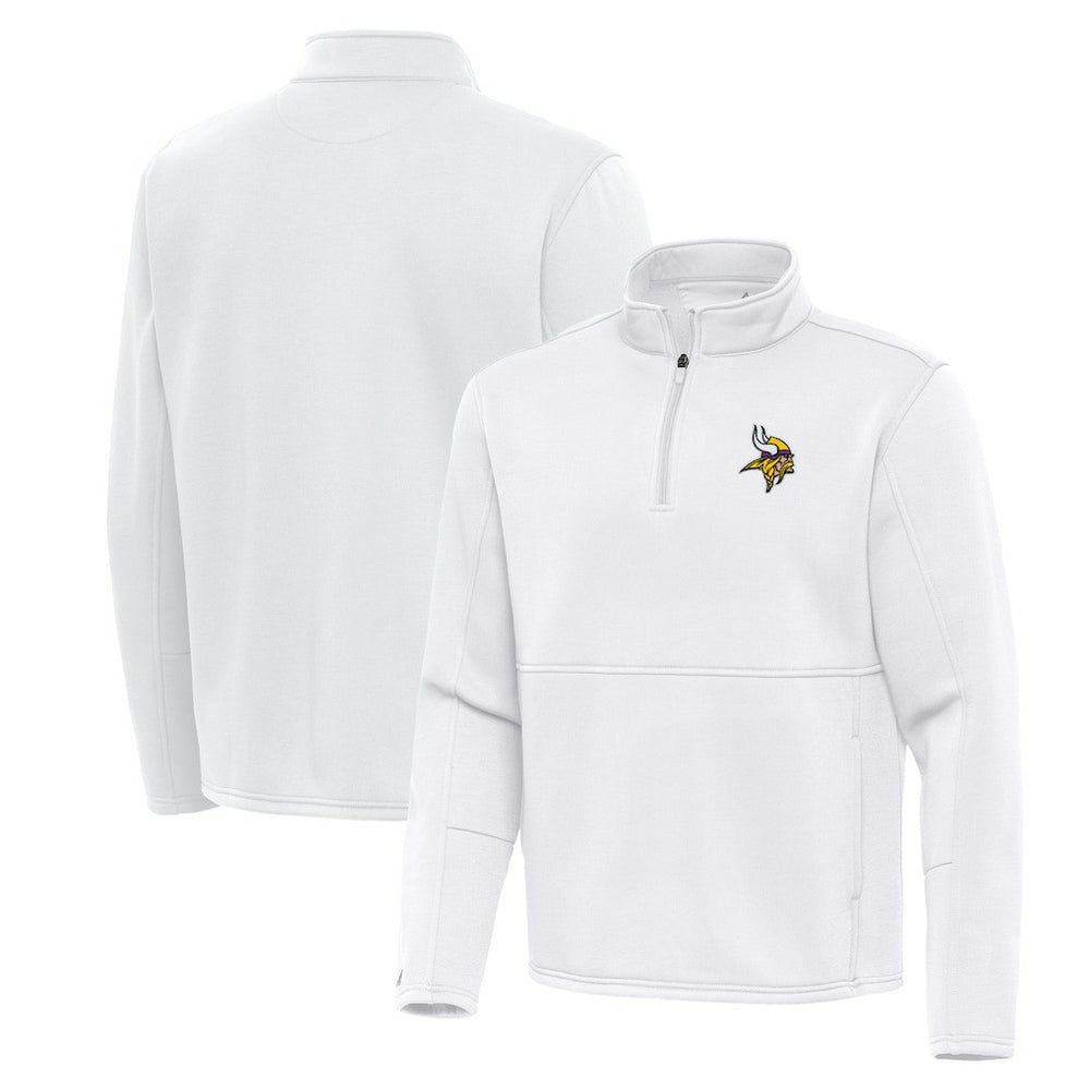 NFL Minnesota Vikings Antigua Twist Quarter-Zip Pullover Jacket