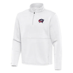 Columbus Blue Jackets Antigua Twist Quarter-Zip Pullover Jacket