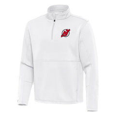 New Jersey Devils Antigua Twist Quarter-Zip Pullover Jacket