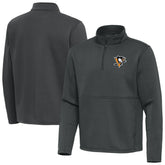 Pittsburgh Penguins Antigua Twist Quarter-Zip Pullover Jacket