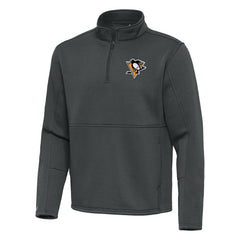 Pittsburgh Penguins Antigua Twist Quarter-Zip Pullover Jacket