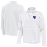New York Rangers Antigua Twist Quarter-Zip Pullover Jacket