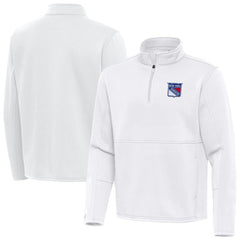 New York Rangers Antigua Twist Quarter-Zip Pullover Jacket