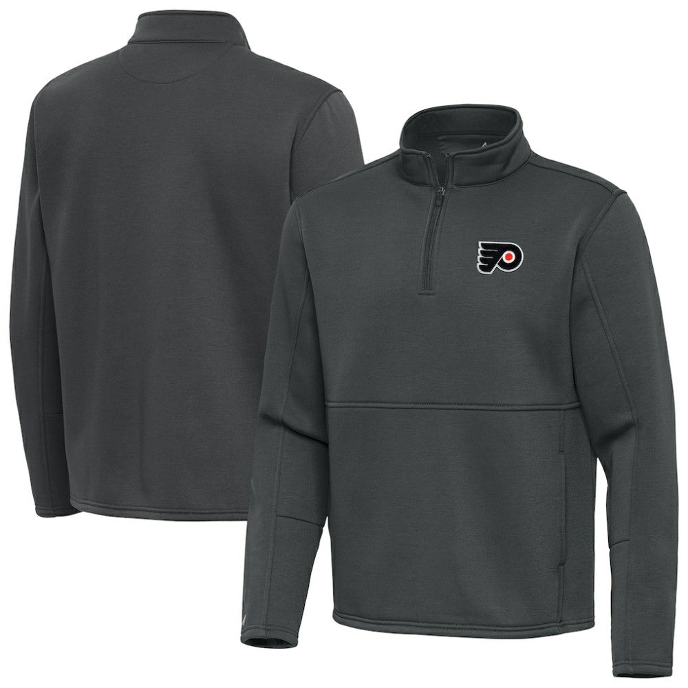 Philadelphia Flyers Antigua Twist Quarter-Zip Pullover Jacket