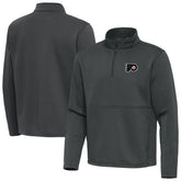 Philadelphia Flyers Antigua Twist Quarter-Zip Pullover Jacket
