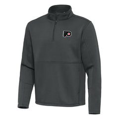 Philadelphia Flyers Antigua Twist Quarter-Zip Pullover Jacket