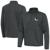 Vancouver Canucks Antigua Twist Quarter-Zip Pullover Jacket