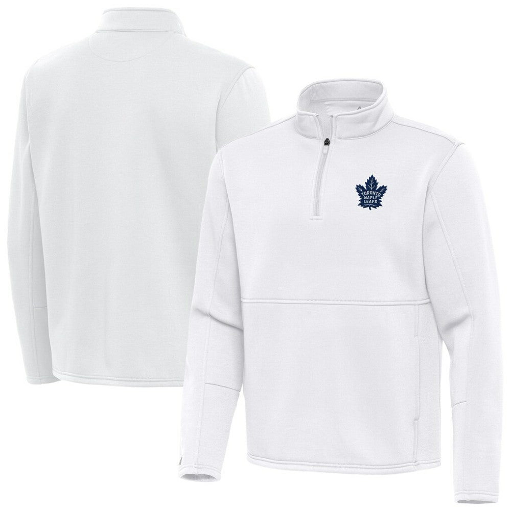 Toronto Maple Leafs Antigua Twist Quarter-Zip Pullover Jacket