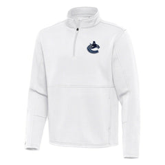 Vancouver Canucks Antigua Twist Quarter-Zip Pullover Jacket