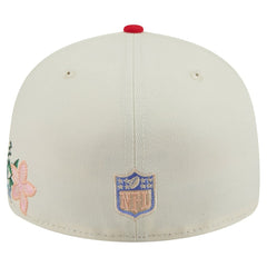 NFL Kansas City Chiefs Tonal Floral 59FIFTY Fitted Hat
