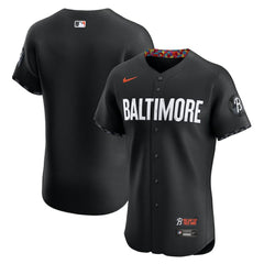 Baltimore Orioles City Connect Elite Jersey - Black | Nike