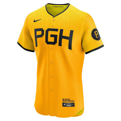 Pittsburgh Pirates City Connect Elite Jersey - Gold | Nike