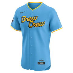 Milwaukee Brewers City Connect Elite Jersey - Powder Blue | Nike