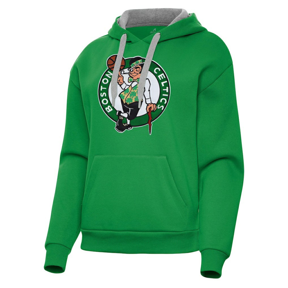 Boston Celtics Antigua Women's Victory Pullover Hoodie - Kelly Green shop