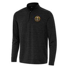 Denver Nuggets Antigua Bright Quarter-Zip Top sale - Heather Black cheap