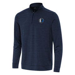 Dallas Mavericks Antigua Bright Quarter-Zip Top sale - Heather Navy discount