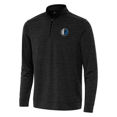 Dallas Mavericks Antigua Bright Quarter-Zip Top sale - Heather Black outlet