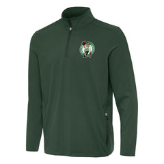 Boston Celtics Antigua Perilous Quarter-Zip Sweatshirt - Hunter Green online