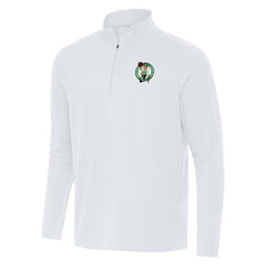 Boston Celtics Antigua Intent Quarter-Zip Top - White sale