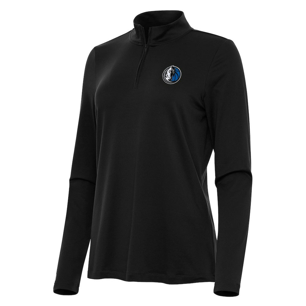 Dallas Mavericks Antigua Women's Reprocess Quarter-Zip Top sale - Black online