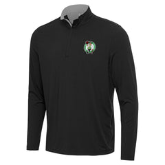 Boston Celtics Antigua Content Quarter-Zip Top - Black/Gray sale