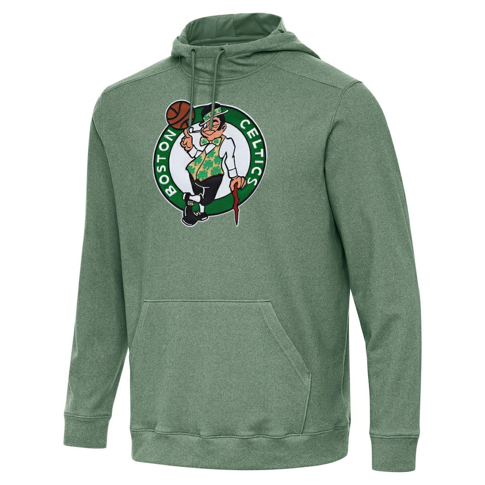 Boston Celtics Antigua Cloud Pullover Hoodie - Heather Green shop