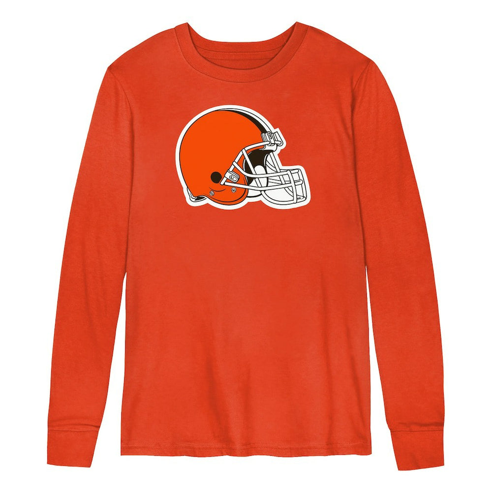 NFL Cleveland Browns Youth Primary Logo Long Sleeve T-Shirt