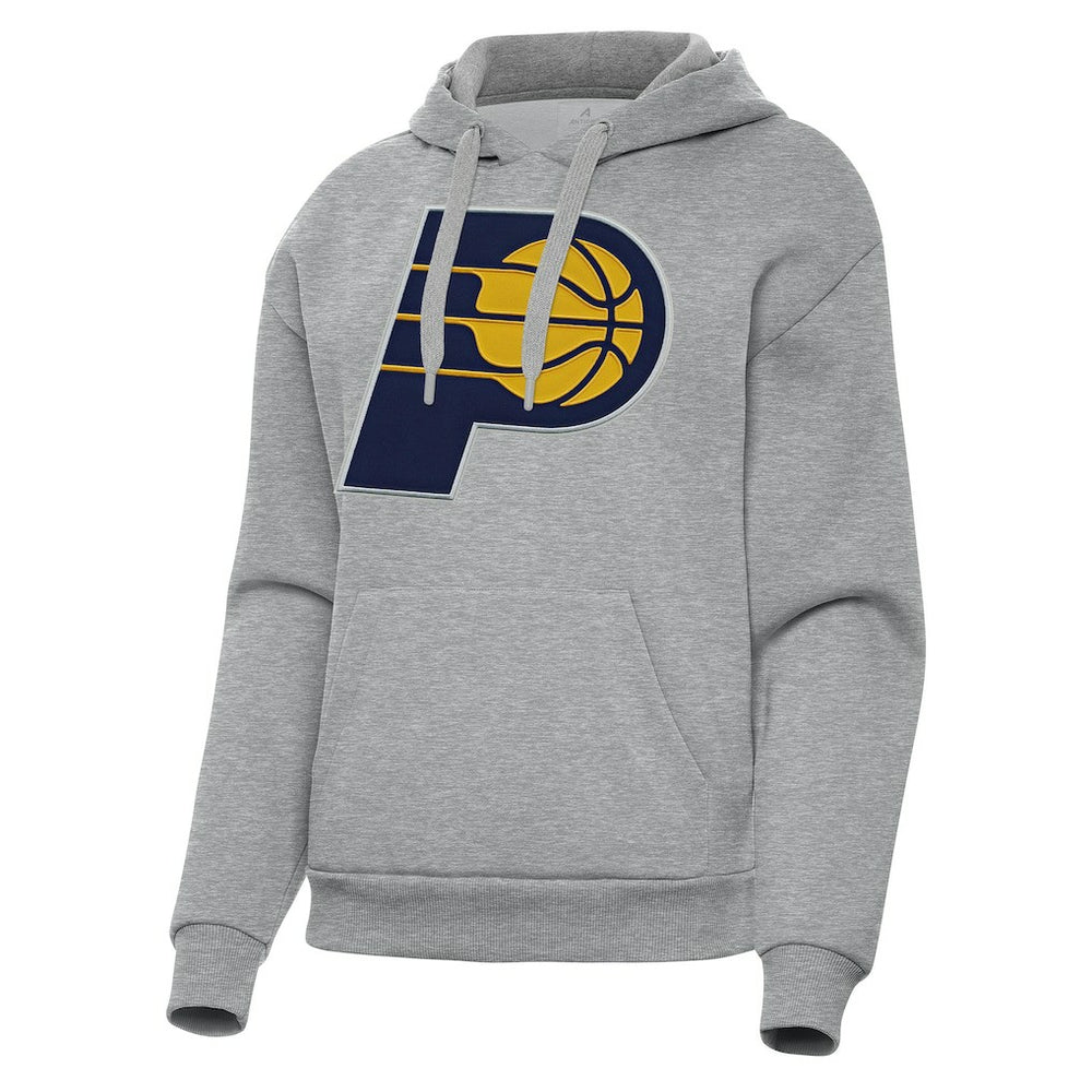 Indiana Pacers Antigua Women's Victory Pullover Hoodie - Heather Gray online