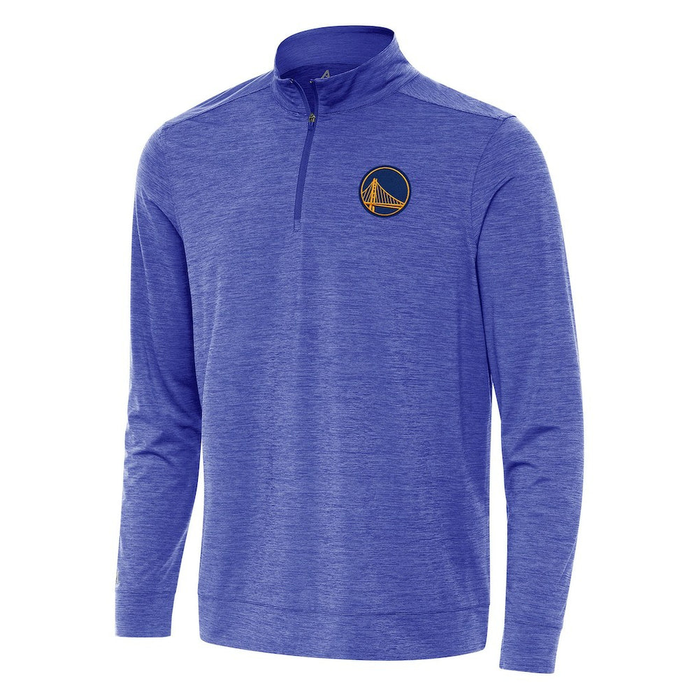 Golden State Warriors Antigua Bright Quarter-Zip Top sale - Heather Royal shop