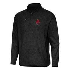 Houston Rockets Antigua Certain Quarter-Zip Tri-Blend Sweatshirt sale - Heather Black online