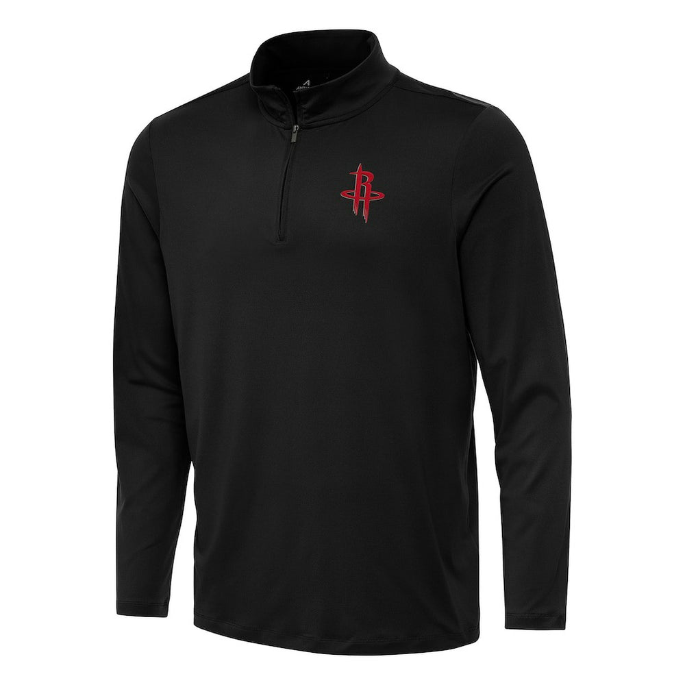 Houston Rockets Antigua Reprocess Quarter-Zip Top sale - Black shop