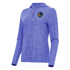Golden State Warriors Antigua Women's Daybreak Quarter-Zip Hoodie sale - Heather Royal on sale