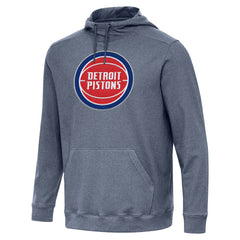 Detroit Pistons Antigua Cloud Pullover Hoodie sale - Heather Navy for sale