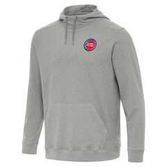 Detroit Pistons Antigua Cloud Pullover Hoodie sale - Heather Gray on sale