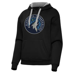 Minnesota Timberwolves Antigua Women's Victory Pullover Hoodie - Black on sale