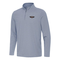 New Orleans Pelicans Antigua Twine Quarter-Zip Top - Navy for sale
