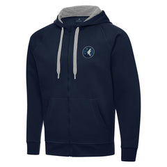 Minnesota Timberwolves Antigua Big & Tall Victory Full-Zip Hoodie Jacket - Navy sale