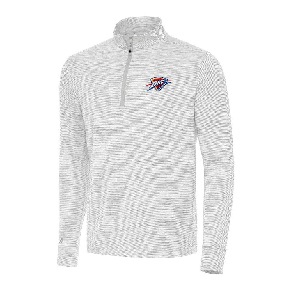 Oklahoma City Thunder Antigua Cause Quarter-Zip Top - Gray cheap