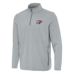 Oklahoma City Thunder Antigua Perilous Quarter-Zip Sweatshirt - Gray cheap