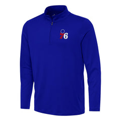 Philadelphia 76ers Antigua Reprocess Quarter-Zip Top - Royal online