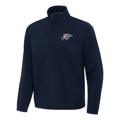 Oklahoma City Thunder Antigua Brisk Quarter-Zip Windbreaker - Navy sale