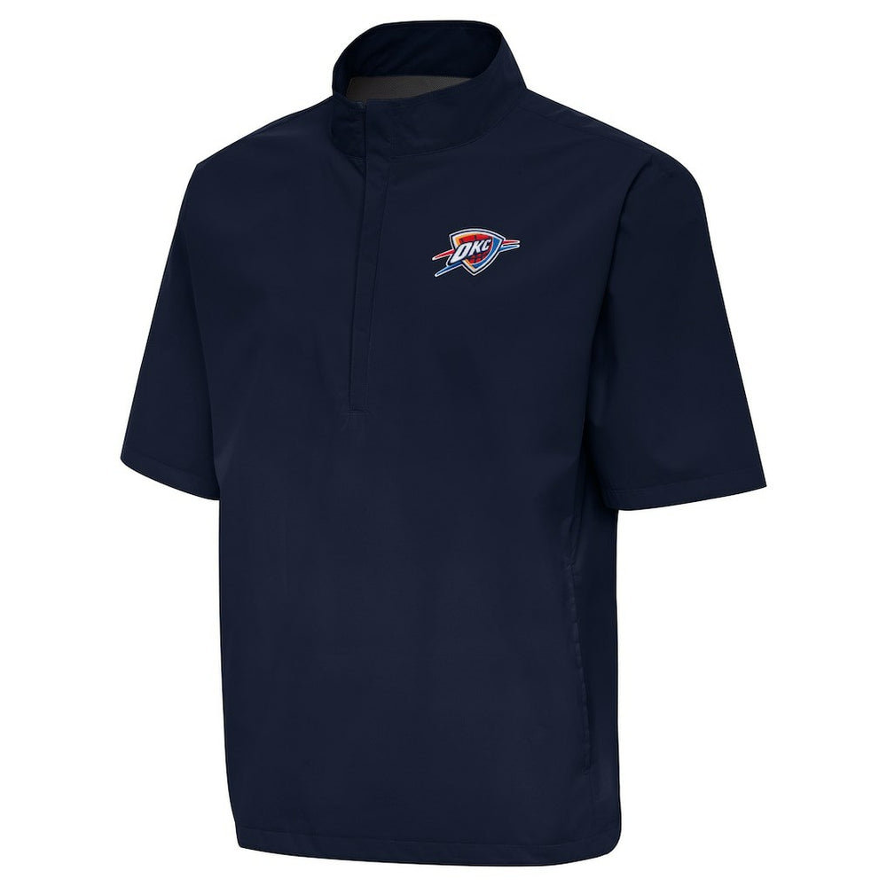 Oklahoma City Thunder Antigua Brisk Quarter-Zip Windbreaker - Navy sale