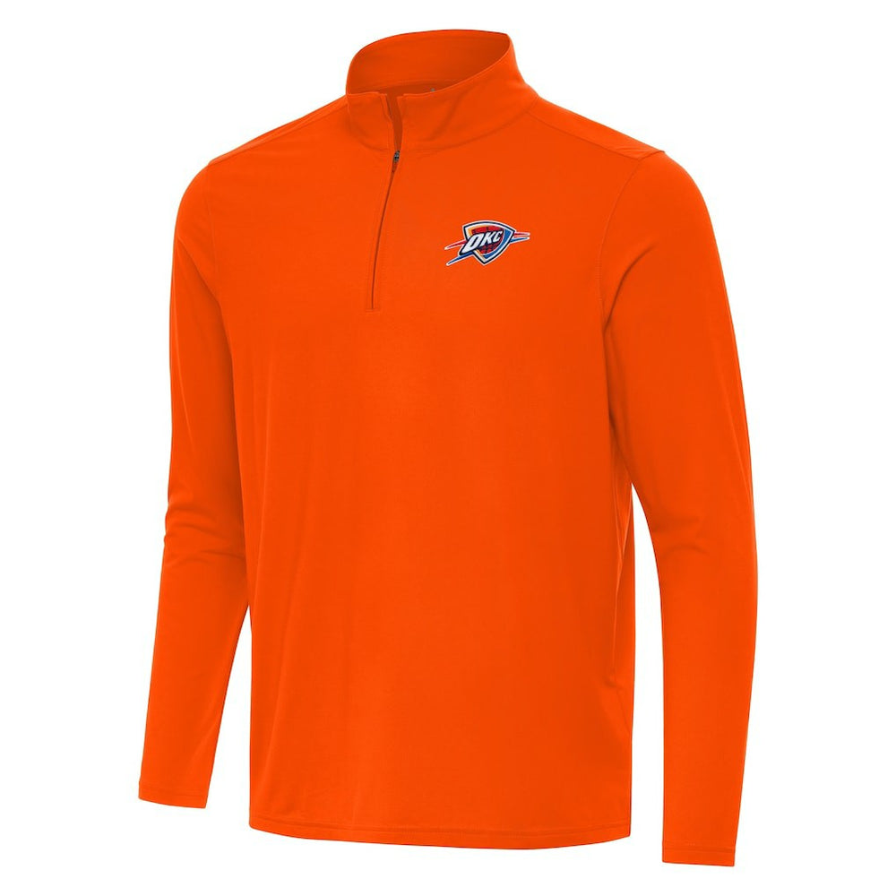 Oklahoma City Thunder Antigua Intent Quarter-Zip Top - Orange sale