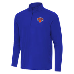 New York Knicks Antigua Intent Quarter-Zip Top - Royal outlet