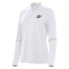 Oklahoma City Thunder Antigua Women's Reprocess Quarter-Zip Top - White outlet