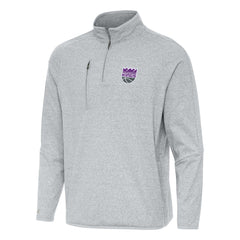 Sacramento Kings Antigua Certain Quarter-Zip Tri-Blend Sweatshirt - Heather Gray online