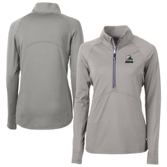 NFL Cleveland Browns Cutter & Buck Women's Adapt Eco Knit Stretch Recycled Half-Zip Pullover Top