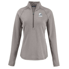 NFL Cleveland Browns Cutter & Buck Women's Peshastin Eco Fleece Recycled Half-Zip Pullover Top