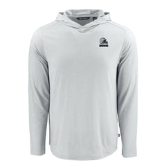 NFL Cleveland Browns Cutter & Buck Coastline Epic Comfort Eco Recycled Long Sleeve Hooded T-Shirt